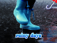 Raining Rainy Days GIF by Sealed With A GIF