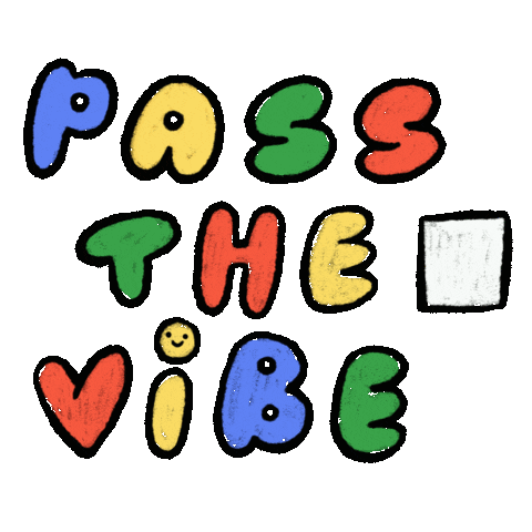 HelloCurlyTail fun color vibe check Sticker
