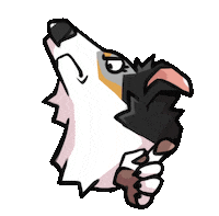 Angry Dog Sticker