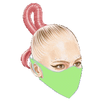 Met Gala Mask Sticker