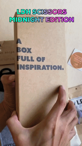 GeriInStitches giphygifmaker ldh scissors midnight edition GIF