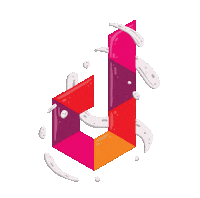 digilarimedia d swirls letter d digilari Sticker