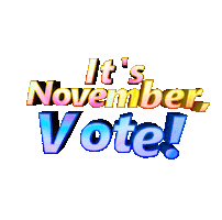 Vote Now Election 2020 Sticker by INTO ACTION