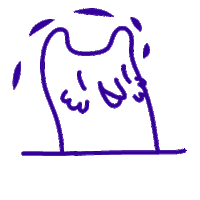alejandrowl fun look purple talk Sticker