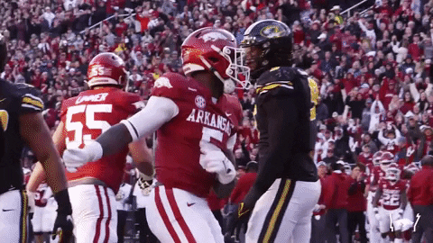 Razorback Football Dance GIF by Arkansas Razorbacks