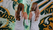 Volleyball Bison GIF by NDSU Athletics