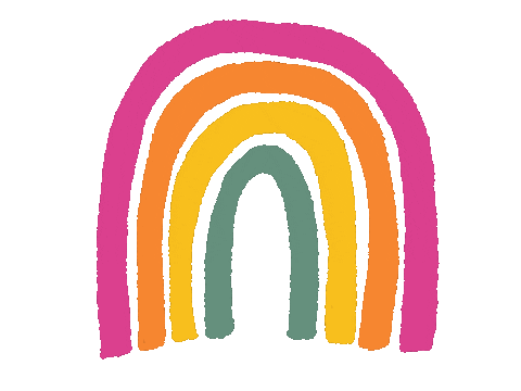Happy Rainbow Sticker