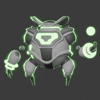 Green Light Robot GIF