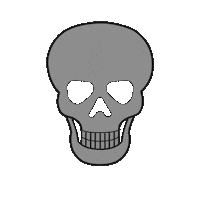 Scull Sticker by New Original