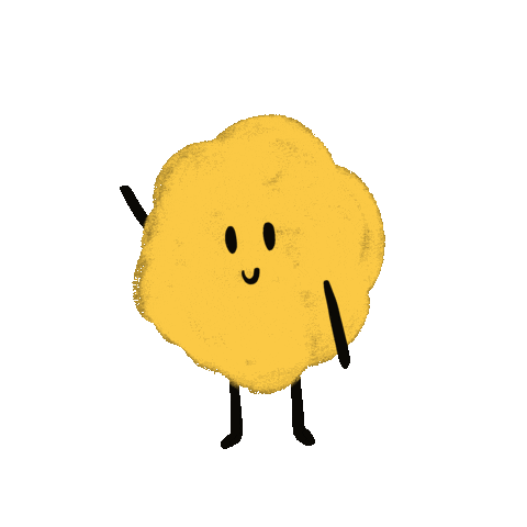 floofandfriends hello adorable fluffy floof Sticker