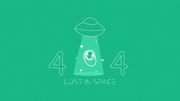 Lost In Space Page Not Found GIF by SurveySparrow