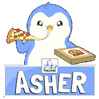 Penguin Asher Sticker by Pudgy Penguins