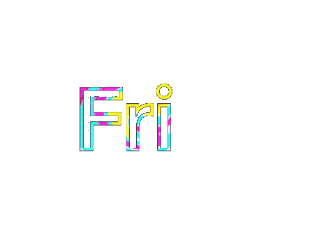 kimbellyart yay friday weekend friyay Sticker