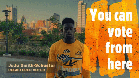 Red2Blue giphygifmaker vote voting pittsburgh GIF