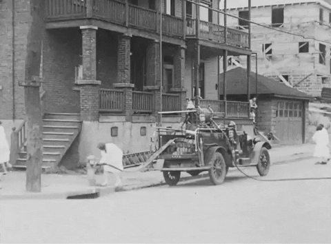 Fire Department Vintage GIF by US National Archives