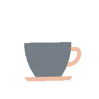 Coffee Love Sticker by Caroline Daudt