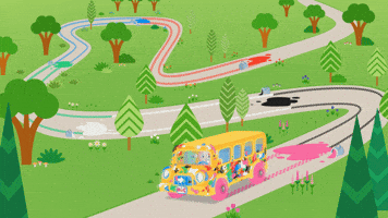 Driving Lets Go GIF by Mother Goose Club