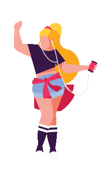 theqoosapp giphyupload kpop music dancing Sticker