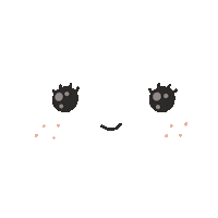 Happy Glowing Eyes Sticker