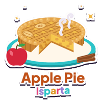 Apple Pie Dessert Sticker by Antalya City Guide