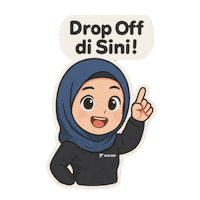 Kurir Drop Off Sticker by Kurasi Media