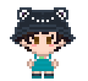 Pixel Frog Sticker