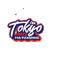 F45 Tokyo Disco Sticker by PickeringF45