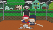 eric cartman baseball GIF by South Park 