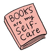 Reading Bookworm Sticker by Grace Farris