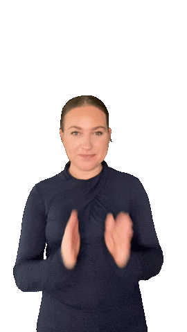 The Best Thank You Sticker by Danielle VZ