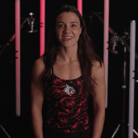 Flex Swimming GIF by Louisville Cardinals