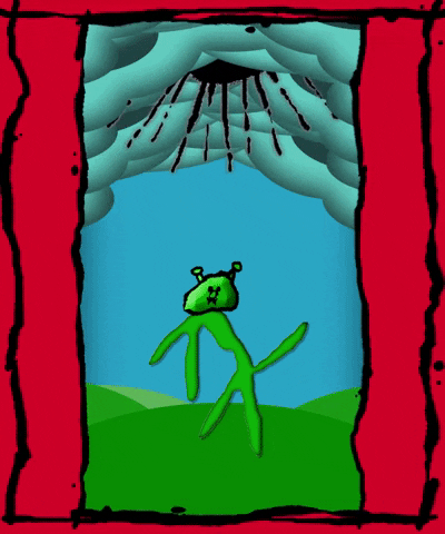 _daanlucas_ animation dog crazy sun GIF