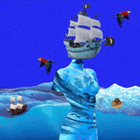 Water Ship GIF by The LSD Hotel