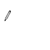 Pencil Sticker by 민음사