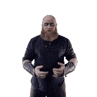 Lets Go Beard Sticker by Vinnie Camilleri