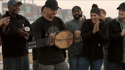 Happy First Place GIF by CBS