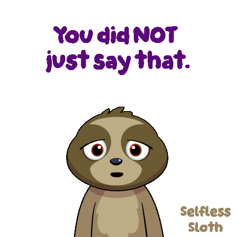 Sloth You Didnt Sticker by VeeFriends