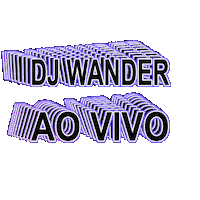 wandesound mixando ao vivo agora no ar hits 70 80 90 the best flash back Sticker