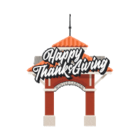 Clock Tower Fall Sticker by We Are Winter Garden