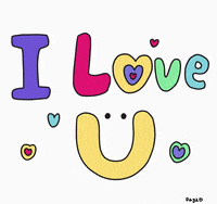 I Love You Hearts GIF by 大姚Dayao