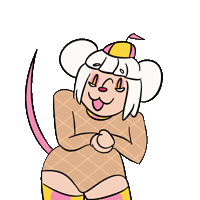 Mouse Pepper Sticker