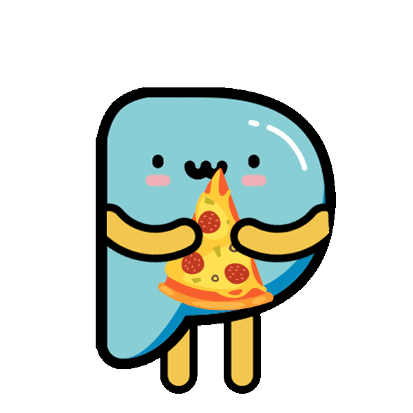 Hungry Food Sticker by Partipost