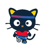 Cat Running Sticker by Sanrio