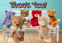 Teddy Bears Compliments GIF