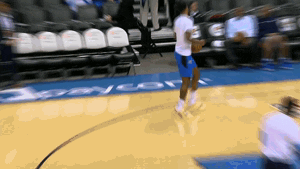 basketball warming up GIF by NBA