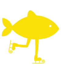 Sevcableport sea ice birds figure skating Sticker