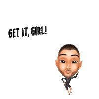 Get It Girl Manthonyajr Sticker by Genies