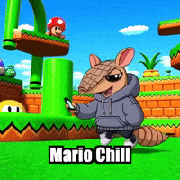 Pop Culture Armadillo GIF by Chillo Dillo