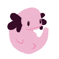 Pink Grow Sticker by Abstrusa