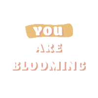 Spring Blooming Sticker by Beauty by Earth
